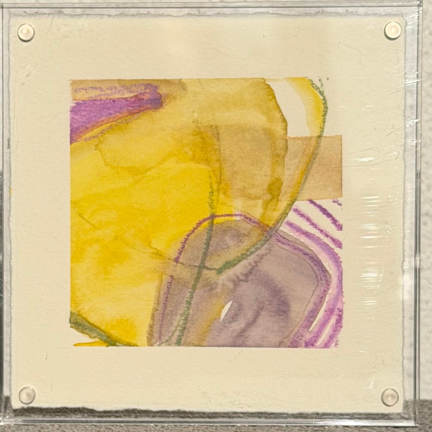 Study in Gold Green and Purple